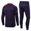 Sudadera De Entrenamiento Trajes Paris Saint-Germain Quarter Zip Purple Version 23-24 - Hombre